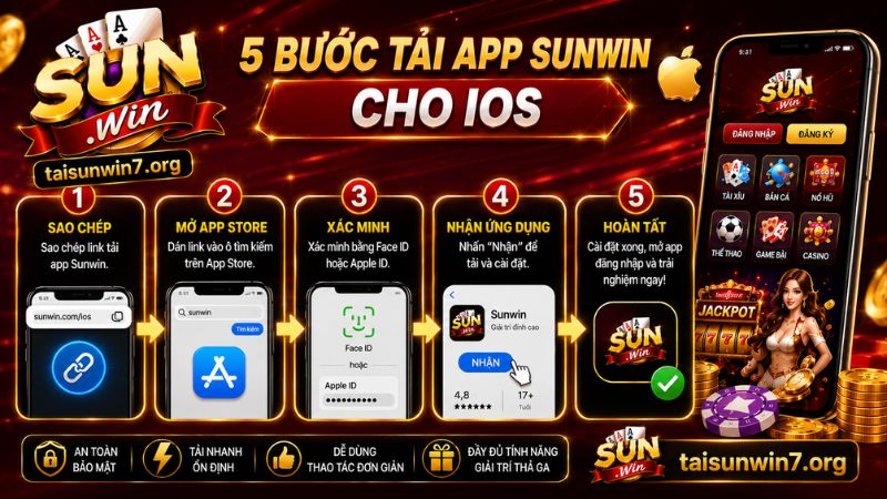 Quy trình tải app Sunwin đơn giản cho hệ điều hành IOS